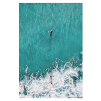 Plakát, Obraz - The Big Blue Surfer, (61 x 91.5 cm)