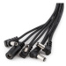 Rockboard Flat Daisy Chain Cable - 8 Outputs, Angled