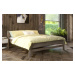 Dřevěná postel Amelia, provedení BO105 šedý granit, 160x200 cm