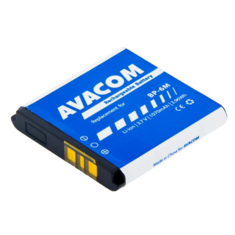 AVACOM baterie do mobilu Nokia 6233, 9300, N73 Li-Ion 3, 7V 1070mAh (náhrada BP-6M)
