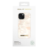 iDeal Of Sweden Ochranný kryt Fashion pro iPhone 15 Rose Pearl Marble