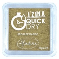 Razítkovací polštářek Izink Quick Dry, rychle schnoucí - zlatá