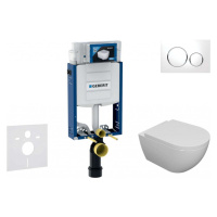 GEBERIT Kombifix Set předstěnové instalace, klozetu Oudee a sedátka softclose, tlačítko Sigma20,