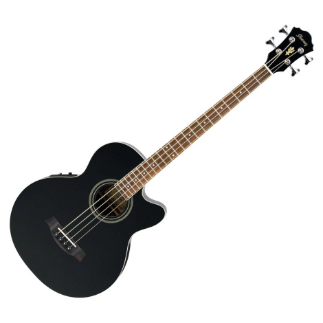 Ibanez AEB8E-BK Black Akustická baskytara