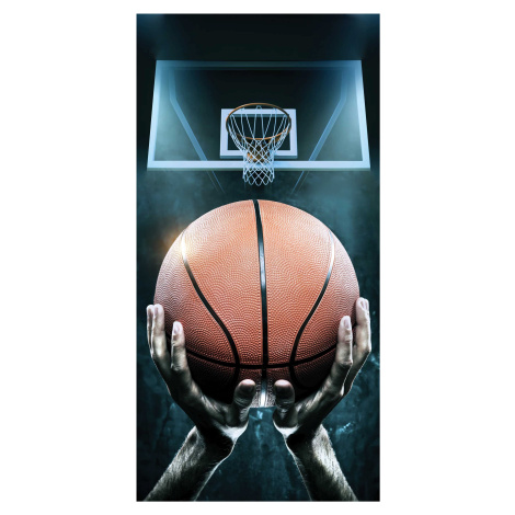 Jerry Fabrics Bavlněná froté osuška 70x140 cm - Basketbal