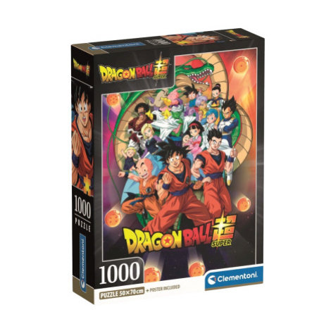 Clementoni - Puzzle 1000 Compact Anime Dragon ball