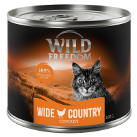 Wild Freedom Adult Sterilised 24 x 200 g + Wild Freedom Freeze-Dried zdarma - Wide Country - kuř