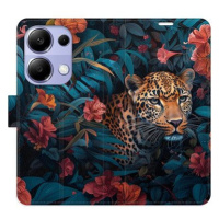 iSaprio Flip pouzdro Flower Jaguar 02 pro Xiaomi Redmi Note 13 Pro