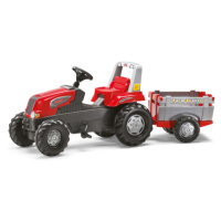 Šlapací traktor RT s přívěsem Rolly Toys 800261