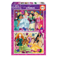 Puzzle Disney Princess Educa 2 x 48 dílků od 4 let
