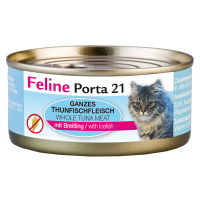 Feline Porta 21 krmivo pro kočky 6 x 156 g - Tuňák & šproty