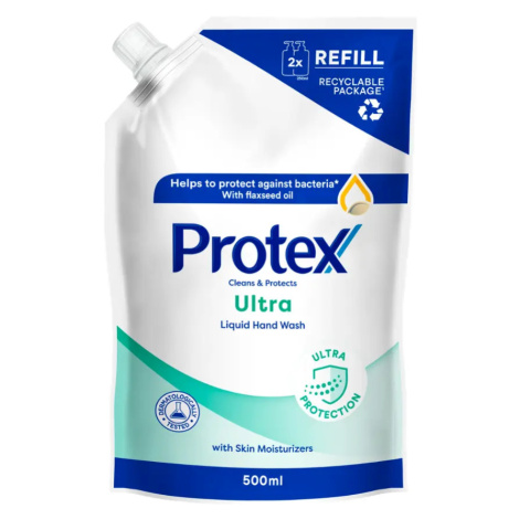 Protex Tekuté mýdlo Ultra s přirozenou antibakteriální ochranou náhradní náplň 500 ml