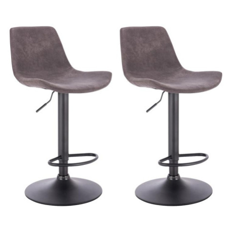 2x Barová židle Hawaj CL-18022 | tmavě šedá