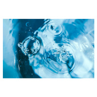 Fotografie Water splash close-up. Drop of water., Yevgeniy Sambulov, 40 × 26.7 cm