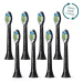 Philips Sonicare Optimal White HX6068/13 – Náhradní hlavice černé 8 ks