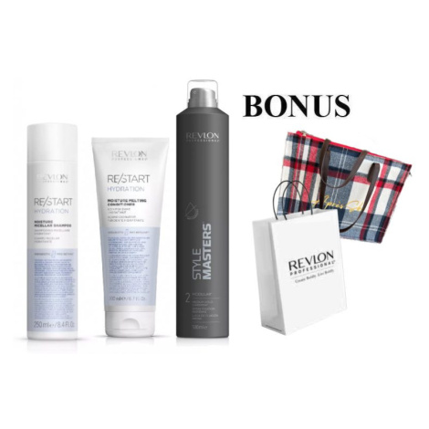 BALÍČEK: Revlon Re/Start HYDRATION Set + papírová taška Revlon + Taška Apres SKI 29 x 37 x 10.5 