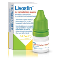 LIVOSTIN 0,5 mg/ml oční kapky suspense 4 ml