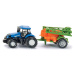 SIKU - Blister - Traktor s přívěsem na rozprašování hnojiva