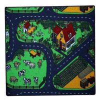 Dětský kusový koberec Farma II. čtverec