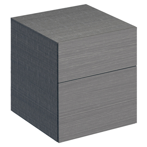 Geberit Xeno 2 - Boční skříňka 450x510 mm se zásuvkami, šedá 500.504.43.1