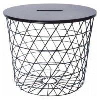 Tempo Kondela Příruční stolek BATIS TYP 1 - grafit / černá + kupón KONDELA10 na okamžitou slevu 