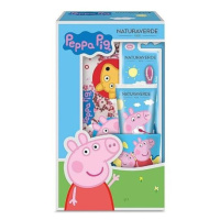 Peppa Pig Zubní kartáček s pastou dárkový set se skleničkou a taštičkou