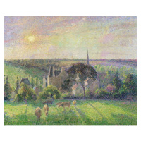 Camille Pissarro - Obrazová reprodukce The Church and Farm of Eragny, 1895, (40 x 35 cm)
