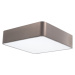 Nova Luce Moderní přisazené stropní svítidlo Ragu - 4 x 10 W, 360 x 360 mm, bronz NV 866603