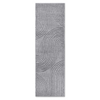 Šedý běhoun 80x240 cm Pigment Light Grey – Elle Decoration