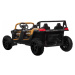 Mamido Elektrické autíčko Buggy ATV RACING UTV2000 čtyřmístné zlaté