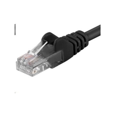 PREMIUMCORD Patch kabel UTP RJ45-RJ45 CAT5e 3m černá