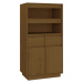 vidaXL Skříň highboard medově hnědá 60x40x116,5 cm masivní borovice