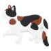 Vsepropejska Ola magnety koček na lednici Barva: Bílo-černá