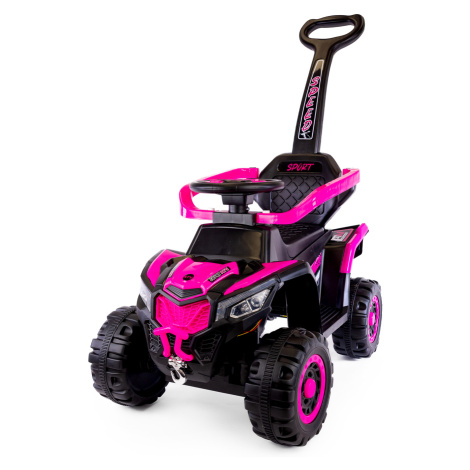 Mamido Speed MT280 Dětské elektrické odrážedlo | autíčko 3v1 s vodící tyčí NEW PINKY