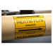 Páska na značení potrubí Signus M25 - INERTNÍ PLYN Samolepka 100 x 77 mm, délka 1,5 m, Kód: 2589