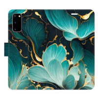 iSaprio flip pouzdro Blue Flowers 02 pro Samsung Galaxy S20