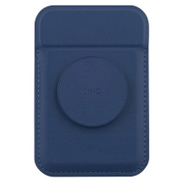 UNIQ FLIXA MagSafe stojánek s gripem a se sloty pro platební kartu modrý