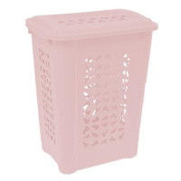 Keeeper Plastový koš na špinavé prádlo 60l růžový