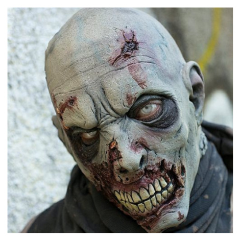 Maska Zombie se zjizvenou tváří, barva šedá