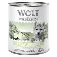 Wolf of Wilderness konzervy, 24 x 800 g za skvělou cenu - Junior 