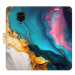 iSaprio Flip pouzdro Colourful Marble pro Xiaomi Redmi Note 9 Pro / Note 9S