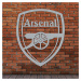 Logo fotbalového klubu ze dřeva - Arsenal