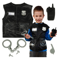 Karnevalový kostým policista kostým set 3-8 let starý