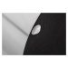 LuxD Designová taburetka Alejandra 55 cm, stříbrná / černá