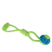 Hračka pro psy Limoen lano s míčkem - 2 kusy ve výhodné sadě