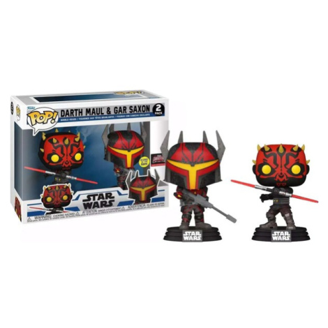 Funko POP! Star Wars: Clone Wars- Maul/Gar 2pack (2 figurky) (GITD)