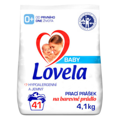 Reckitt Benckiser Lovela Baby prášek na praní na barevné prádlo 4,1 kg 41 PD