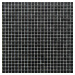 Skleněná mozaika Mosavit Mikros negro 30x30 cm mat MIKROSFE