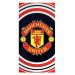 FotbalFans Osuška Manchester United FC, barevná, 100% bavlna, 70 × 140 cm