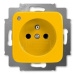 ABB Reflex zásuvka žlutá 5588B-A2349Y se signalizací provozního stavu